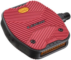 Geo City Grip Pedals red sport factory