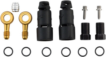 jagwire Pro Quick-Fit Adapters for Hydraulic Hose - Fits SRAM Guide R/RS/RSC/Ultimate and Avid Juicy 5/7/Carbon/Ultimate sport factory