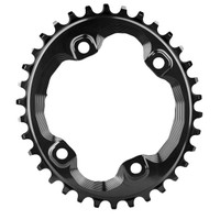 absoluteBLACK XT Asym 96BCD Oval Chainring, 30T - Black