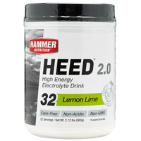 Hammer Nutrition Heed, Lemon-Lime 2.0, 32 Servings