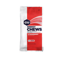 GU Energy Chews, Strawberry, 12/Count