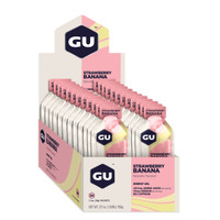 GU Energy Gel, Strawberry Banana, 24/Count