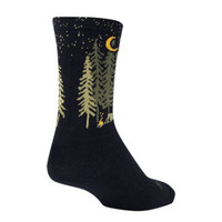 Sockguy Camper Wool Socks, 5-9, Black