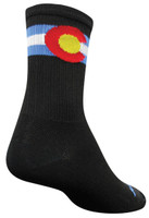 Sockguy Colorado SGX6 Socks, 5-9, Black