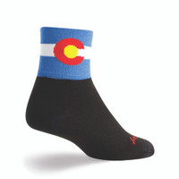 Sockguy Colorado Flag, 5-9, Black