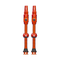 Muc-Off Big Bore Lite Tubeless Valve, 75mm, Pair - Orange  NLS