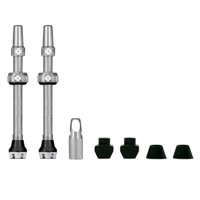 Muc-Off Tubeless Valve, 44mm, Pair - Silver V2