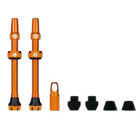 Muc-Off Tubeless Valve, 44mm, Pair - Orange V2