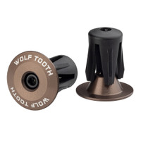 Wolf Tooth Components Alloy Bar End Plugs - Espresso