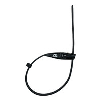 Squire Straplok 10 Cable Lock, Combination, Black, Each  NLS