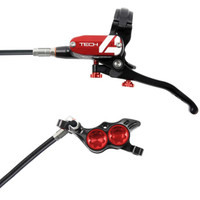 Hope Tech 4 E4 Disc Brake, Left/Front, 74mm, Red  NLS