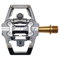 HT Pedals T2T Clipless Platform Pedals, Ti - Black