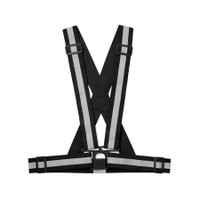 Bookman Visibility Reflective Cross Belt, Black