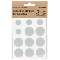 Bookman Visibility Reflective Stickers, Dots, White - NLA