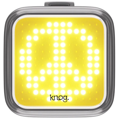 Knog Blinder Light, Peace Pattern, Front, Black NLS