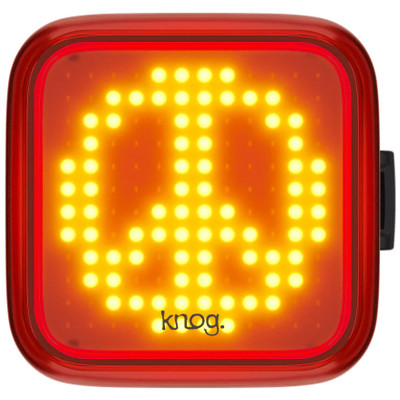 Knog Blinder Light, Peace Pattern, Rear, Black NLS