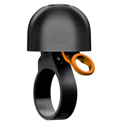 Spurcycle Compact Bell, 22.2mm, Black/Orange
