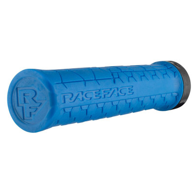 Race Face Getta Grip Lock-On Grips, 30mm, Blue/Black