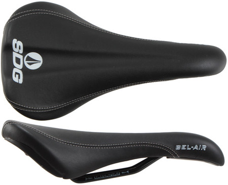 SDG Bel-Air RL Saddle, Steel Rail - Black/Black