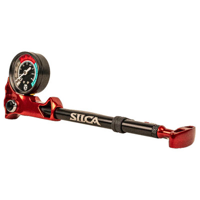 Silca Shock Pump, Black/Red