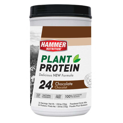 Hammer Nutrition Plant Protein Powder Drink Mix, Chocolate, 24 Servings