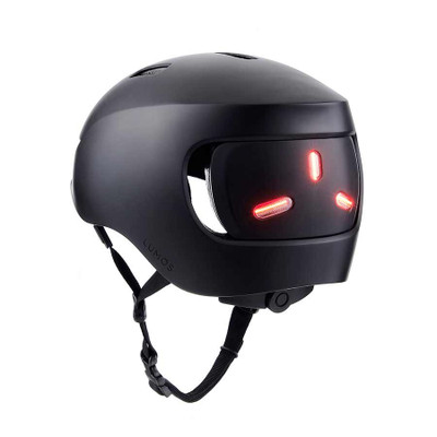 Lumos Street Helmet With Brake Turn Signal Lights rear view