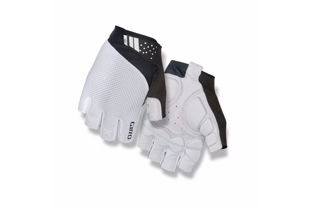 Giro Monaco II Gel Road Bicycle Gloves white black