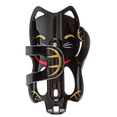 Portland Design Works Lucky Cat Cage Bottle Cage, Black