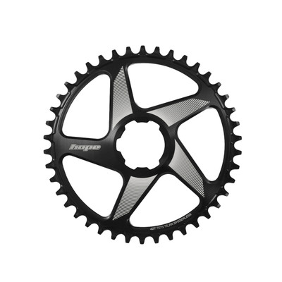 Hope RX Spiderless Chainring, 42T, Black
