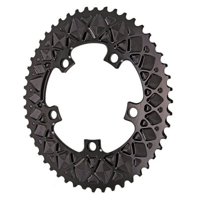 absoluteBLACK Premium Oval Road Chainring, 5x110BCD 50T - Black