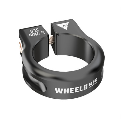 Wheels Mfg Bolt-On Seatpost Collar, 31.8mm, Black