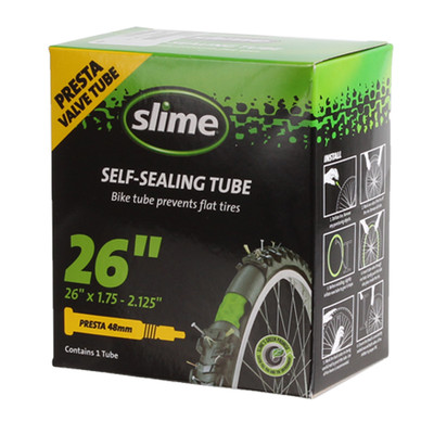 Slime Self Sealing Tube, 26 x 1.75-2.125" - PV