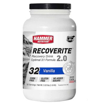 Hammer Nutrition Recoverite, Vanilla 2.0, 32 Servings