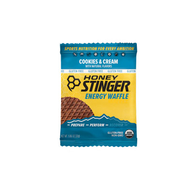 Honey Stinger Gluten-Free Stinger Waffle, Cookies And Cream, 12/Coun