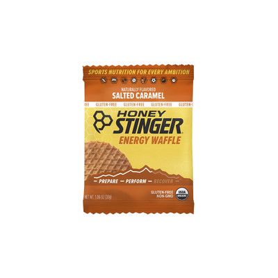 Honey Stinger Gluten-Free Stinger Waffle, Salted Caramel, 12/Count