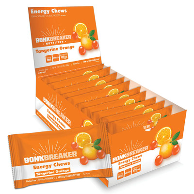 Bonk Breaker by SaltStick Energy Chews, Tangerine Orange, 10/Count