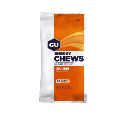 GU Energy Chews, Orange, 12/Count