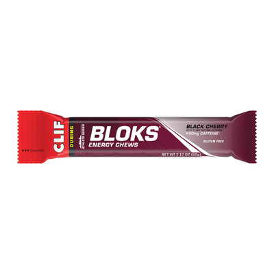 Clif Bloks Energy Chews, Black Cherry, 18/Count