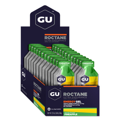 GU Roctane Energy Gel, Pineapple, 24/Count