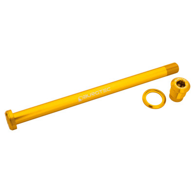 Burgtec Pivot 185.3mm UDH Rear Axle, Burgtec Bullion Gold