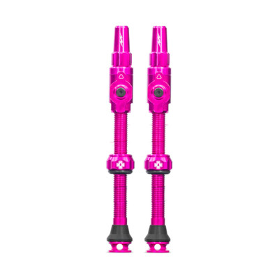 Muc-Off Big Bore Lite Tubeless Valve, 65mm, Pair - Pink  NLS