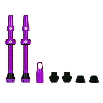 Muc-Off Tubeless Valve, 44mm, Pair - Purple V2