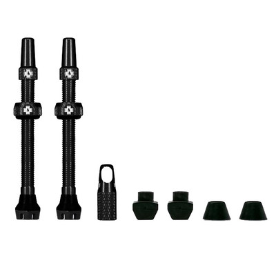 Muc-Off Tubeless Valve, 44mm, Pair - Black V2