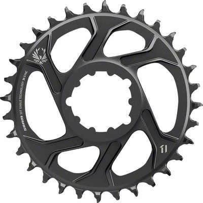 SRAM X-Sync Eagle 12sp -4mm DM Chainring, 30t, Black