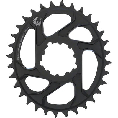 SRAM X-Sync Eagle 12sp 6mm DM Oval Chainring, 32t, Black