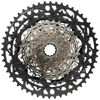 SRAM XS-1270 Eagle T-Type 12sp Cassette, 10-52t, Silver/Blk