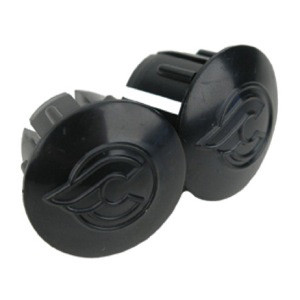 Cinelli Bar End Plugs, Cinelli Milano, Black Pair