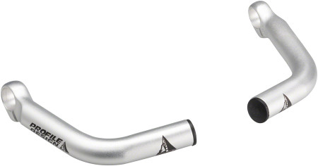 Profle Design Boxer Bar Ends: Silver sport factory