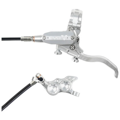 Hope Tech 4 Evo TR4 Disc Brake, Right/Rear, 74mm, Silver
