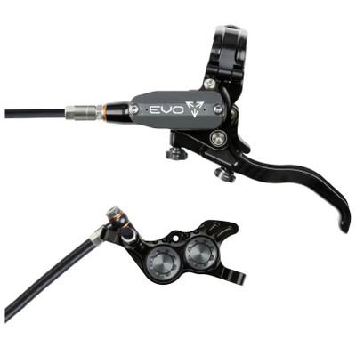 Hope Tech 4 Evo GR4 Disc Brake, Right/Rear, 74mm, Blk/Smk